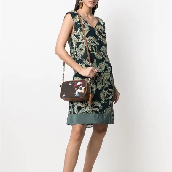 Michael Kors Brown Logo and Beach Club-print Crossbody Bag ☀️🏝🐚 - Picture 16 of 16